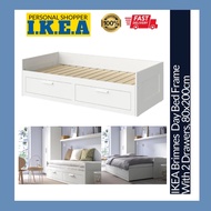 [INSTALLATION SERVICE PROVIDED] IKEA Brimnes White Day Bed With 2 Two Drawers 80x200cm