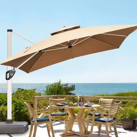 courtyard umbrella outdoor tent Roman umbrella stall guard box commercial large sun protection rain 