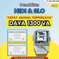 SLO NIDI DAYA 1300 SATU PAKET UNTUK DAFTAR KWH METERAN LISTRIK PLN