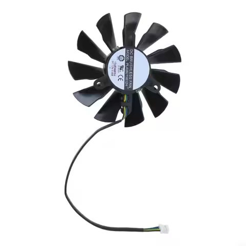 652F 86mm/3.38in 4Pin 12V 0.4A Cooler Fan PLA09215B12H VGA Fan Graphics Card Cooling Fan for GTX1060
