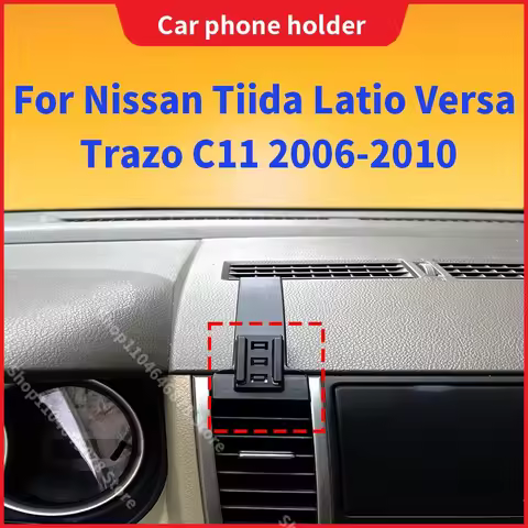 Car Phone Holder For Nissan Tiida Latio Versa Trazo C11 2006-2010 Special Fixed Bracket Mount Wirele