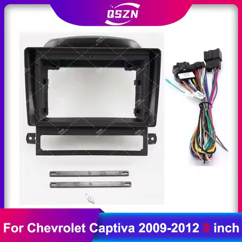 9 inch Car Frame Fascia Adapter Canbus Box For Chevrolet Captiva 2009-2012 Android Radio Dash Fittin