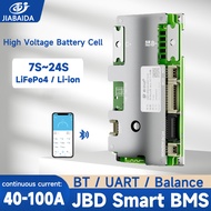 JBD BMS Build-in Bluetooth 7S-24S 8S 10S 12S 13S 16S 20S 40A 50A 60A 80A JIABAIDA Smart BMS APP