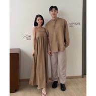 Kadaka Couple Group Family Outfit | Top and Shirt Dress | Zen Collection Family Matching Outfit Set