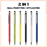 Universal Pen 2 in 1 Multifunction Ball Pen Touch Screen Stylus Drawing Pencil i-pad Android Tablet Capacitance Screen