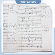 B5 Notebook for creative notes with wide margins takenote inspired by Cornell Notebook [Wisty.inspo]