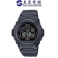 W-219H-8B Casio 復古消防栓機能運動電子錶-灰 W-219H-8B