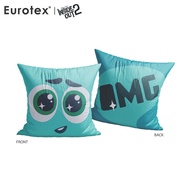 Inside Out, Cushion Cover 45cm x 45cm with Insert, Envy