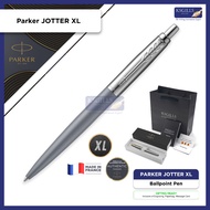 Parker Jotter XL Ballpoint Pen - Matte Grey (with Black - Medium (M) Refill) / {ORIGINAL} / Engraved Pen Gifts