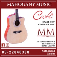 Cate QM-611 Natural Finish Acoustic Guitar