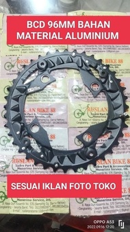 Chain Ring Shimano Chainring Rasio 40T Bcd 96Mm. Shimano Chainring 40T Material Aluminium Bcd 96Mm S