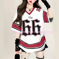 American Dopamine 3d Printed t-Shirt Pattern Summer Fashion No. 66 v-Neck Casual Loose Short-Sleeved