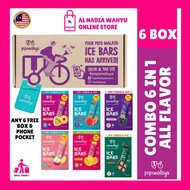 Pops Malaya Ice Bars Frozen Aiskrim At Home - Combo 6 Shields+Malaya Pops Gift Box