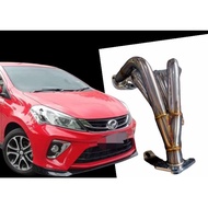 PERODUA MYVI GEN3 / BEZZA EXTRACTOR 4-1 STAINLESS STEEL