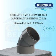 Rucika Knie 45 D/45 Elbow (D-45L) | Size 1 1/ 4 inch - 2 1/ 2 inch