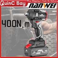 NANWEI 398TV HEAVY DUTY 21V Impact Wrench High Torque High Power Cordless Drill Battery Screwdriver
