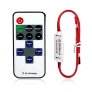 Star Senbilar 12V RF รีโมทไร้สายสวิตช์หรี่ไฟสำหรับไฟเส้น LED ขนาดเล็กใหม่
