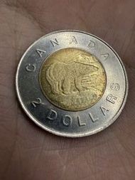 加拿大Canada🇨🇦1997年伊麗莎伯女王2元硬幣
