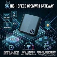 5G WiFi Modem 6 OpenWrt AW1000 T750 Slot SIM Unlock All Operators 2.5G LAN USB NR CA 4.67Gbps