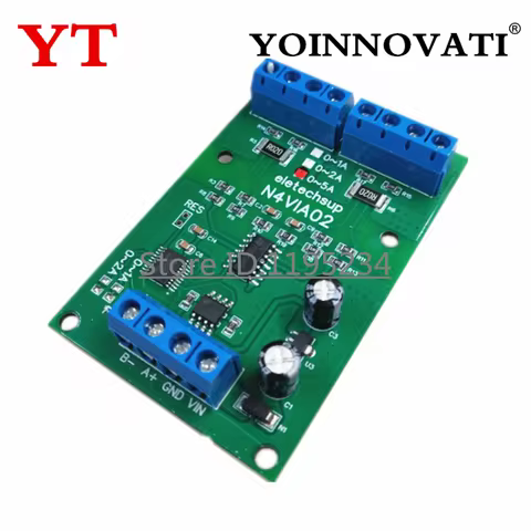 N4VIA02 DC 8-25V 3 IN 1 RS485 0-30V Voltage 0-5A Current Modbus RTU Current Voltage Meters Board sig