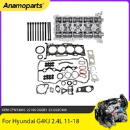 Engine Parts Cylinder head full gasket set Fit 2.4 L for G4KJ 2.4L Hyundai 11-18 CPW13893 22100-2GGB