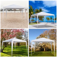 3 X 3M Waterproof Tent With Spiral Tubes White Outdoor Gazebo Canopy Party Wedding Tent Garden Patio Gazebo Pavilion Cater Event