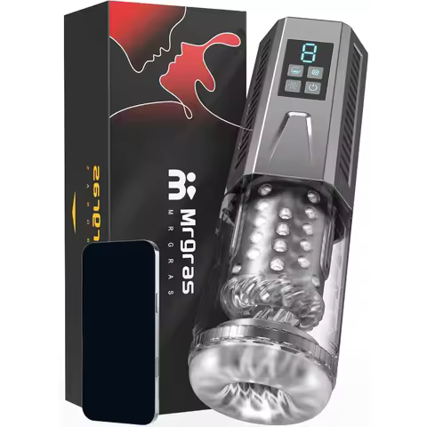 Remote App Male Cup - Intimate Stroker with 7 Modes of Twist Lick & Thrust USB Rechargeable Quiet Wa