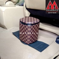 LV Brown Box Car Trash Can