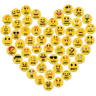 54Pcs Emoji Refrigerator Magnets Fridge Magnets For Locker Whiteboard Decorative Magnets - Cute Funn