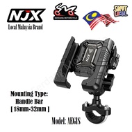 NJX Aegis NPH02 Pemegang Telefon Anti Gegar Phone Holder Motorcycle Bike Shock Absorb Sunshade