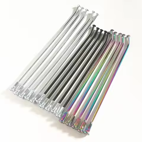 36 psc/lot Motorcycle Wheel Spokes Nipples Pit Bike #45 Steel Wire 8G 4.0×170/175/180/190/195/200/20