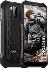 Rugged Smartphone Ulefone Armor X5 (2021), Waterproof IP68 Dual SIM Unlocked Phones, Global 4G LTE, 8-Octa-core Android 11, 3GB+32GB, 5000mAh Battery, Face Recognition, Bluetooth, NFC, Compass -Black