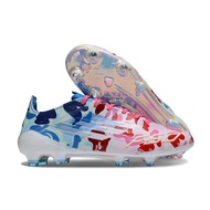 Ready Stock size:38-46  Messi F50 Elite SG laceless Men's Outdoor Knitted Football Shoes, “Yamal pin