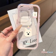Cute West Highland Dog Transparent 2in1 Casing For OPPO A6 A6i A5 A5x A5i A3 Pro Max GT NFC A3X A3i 