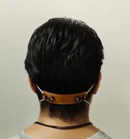 MICO 手工皮革口罩減壓帶, 自選皮料可刻字 耳痛救星 / 抗疫必備