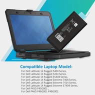Replacement Battery For Dell Latitude 14 Rugged 5404 5414 E5404 Series 11.1V 97WH