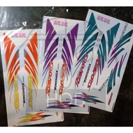 Suzuki RGS RG Sport RGSport RG110 RG / RU (2) Body Sticker - Stripe Strike Stiker Green / Purple / R