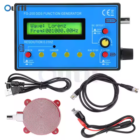 FG-100 FG-200 Frequency Counter DDS Function Signal Generator Signal Source Module 1HZ-500KHZ 0.01Hz