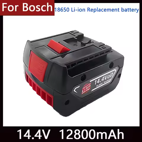 14.4V 12800mAh Rechargeable Battery For Bosch Power Tool For GBH GDR GSR 1080 DDS180 BAT614G Replace
