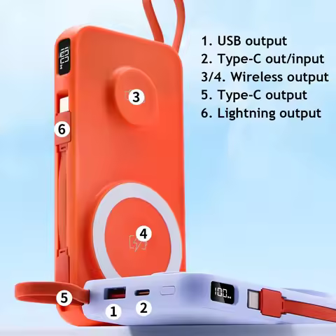 10000mAh Magnetic Power Bank For Apple Watch Wireless Fast Charger 3in1 Portable External Battery Fo