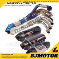 Motorcycle mt09 2014-2018 tracer frontront mt09 yoshimura carbon fiber exhaust pipe