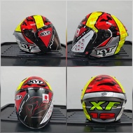 HELMET CASCO KYT NF-J XAVI FORES REPLICA YELLOW