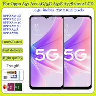 Original for Oppo A57 4G 5G / A77 4G 5G / A57S A77S LCD Display Touch Screen With Frame Replacement
