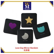 Ready Stock 🔥Love Day Mirror Folding Mirror Mini Carry-On Vanity Mirror Student Pocket Double-Sided 