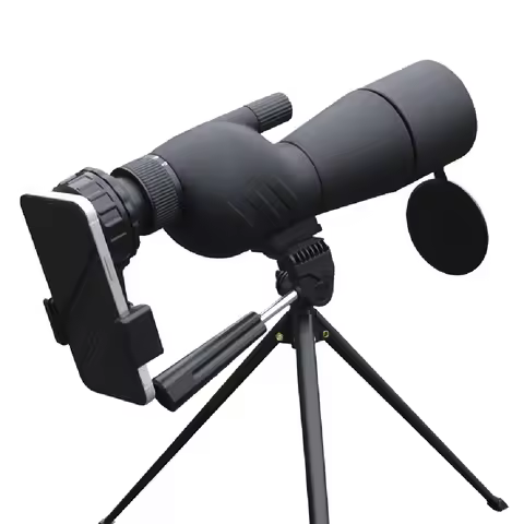 25-75x60 HD Spotting Scope Powerful Monocular Zoom Telescope Prism Waterproof for Birdwatching Targe