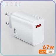 SULIN USB Fast Charger, 67W GaN Quick Charge,  Portable Adapter Mobile Phone Charger