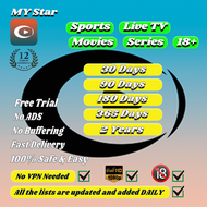 HD IPTV MyStar VIP Member  Free Trial / TOPUP / ANDROID TV & TVBOX ONLY / 1 month / 3 month / 6 mont