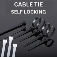 Cable Tie 100pcs Self Locking 20cm / 8 Inches For Household, Industrial, Manufacturing, General Use