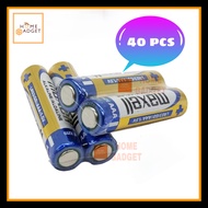 4 / 20 / 40PCS GENUINE Maxell AAA Alkaline Battery - LR03(GD)2P