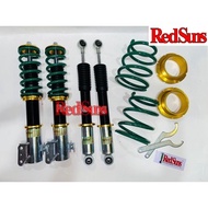RedSuns Adjustable Absorber FULLSET For Myvi 1.3 / 1.5 2005-2016 / Viva 850 / 1.0 **Serviceable & hi